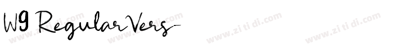 华康雅宋体W9 RegularVers字体转换